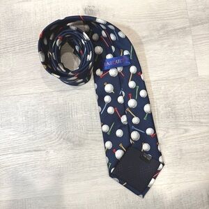 Parquet Golf Themed Necktie